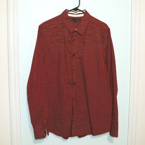 button-down tuxedo shirt
